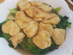 生菜扒乐从鱼腐-水乡人家私房菜(逢简店)