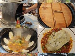 地锅贴饼-地锅公社·现炒地锅鸡·地锅鱼·夜宵(罗锦路店)