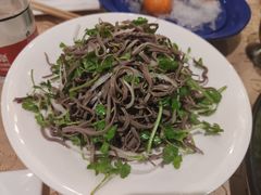 水芹菜黑豆腐丝-大鸭梨烤鸭(左家庄店)