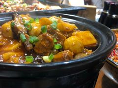 -东来菜馆•手抓海鲜家常菜•海鲜锅贴(鸽子窝店)