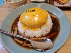 芝士牛肉汉堡咖喱饭-红小满休闲餐厅(十全街店)