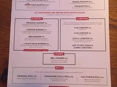 菜单-Burger & Lobster(Dean Street)