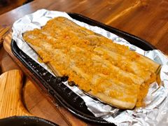 茄子-老东镇啤酒屋海鲜加工·蒸汽海鲜·海鲜烧烤(台东店)