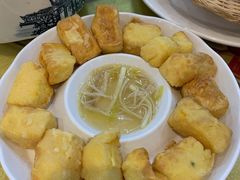 炸豆腐-台山美食一绝阿四台山黄鳝饭(阿四创作店)