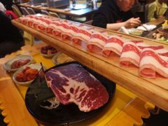 一米长盘牛五花-犟牛家·榴莲烤肉(五棵松店)