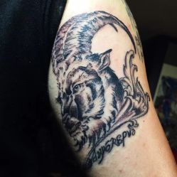 图腾 白羊座-游刃刺青TATTOO纹身工作室