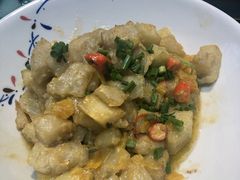 茄子咸蛋黄-昱龙大盆牛蛙馆(三兴街总店)