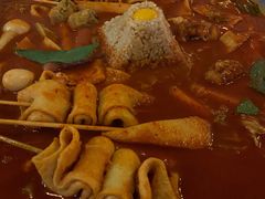 鱼饼火山炒年糕-包装马车·韩国料理·포장마차