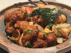砂锅麻油三杯鸡-港丽餐厅(天河城店)
