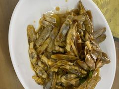 姜葱炒圣子-明记海鲜大排档(巽寮湾店)