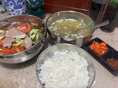 -吉林延边牛肉汤饭，大冷面