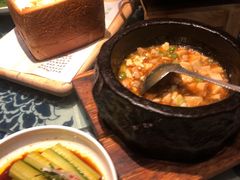 石锅鸡汤豆腐-绿茶餐厅(王府井永宁门店)