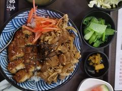 蒲烧鳗鱼照烧鸡双拼定食-喜多亭(宜山路店)