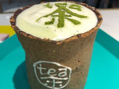 手工奶盖茶-茶是一枝花泡茶店
