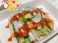 秋葵拌沙虫-黑明餐厅(白鹭洲店)
