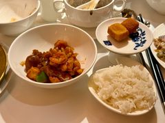 八珍豆腐扣五常稻花饭-宝轩渔府·老字号海鲜·正宗津菜(水上店)