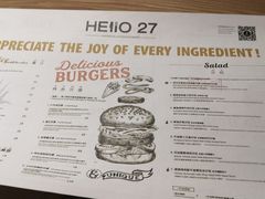 菜单-HELLO 27 意面·沙拉·帕尼尼