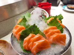 厚切深海三文鱼刺身-万岁寿司(万国店)