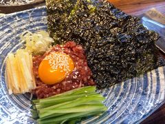 生拌牛肉-海之屋韩式烤肉(海棠68环球美食街店)