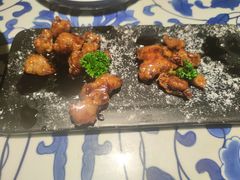 雪花糖醋里脊-绿茶餐厅(光谷世界城步行街店)