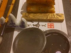 墨鱼汁海鲜酥-后海16号·北京私房菜