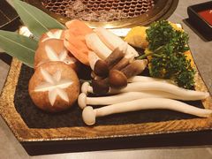 菌菇拼盘-花时·炭火烧肉(东百中心A馆店)