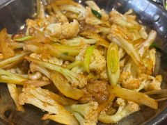 干锅花菜-洪福饭店·十八年老店