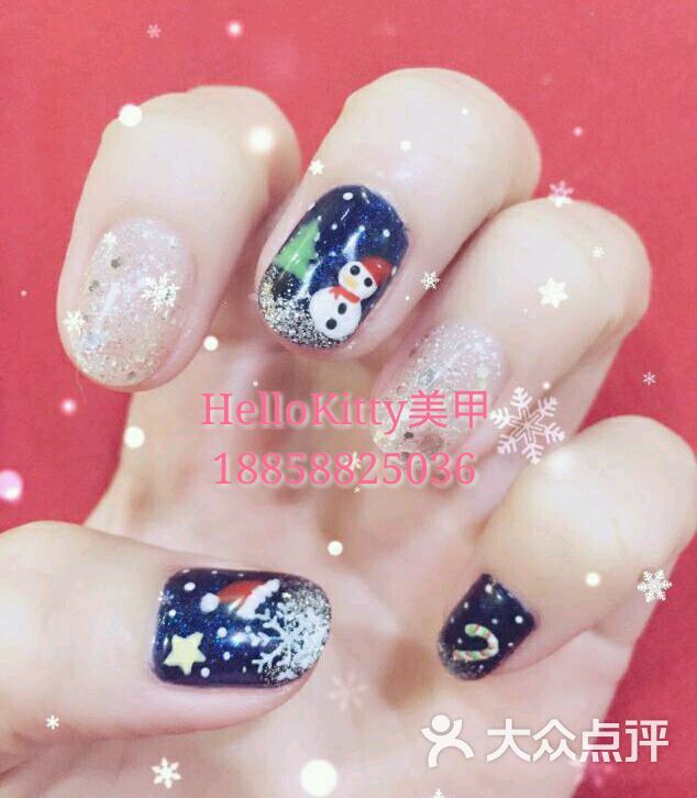 hello kitty美甲-圖片-上海麗人-大眾點評網