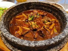 自制石锅黑豆腐-名豪品鲜荟(云亭店)
