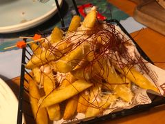 巴马臣芝士美式裹粉粗薯条-绿茵阁牛扒餐厅(客村店)