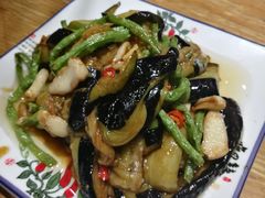 茄子豇豆-鸡毛店·川菜(双楠店)