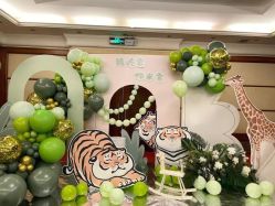 -七月气球布置订婚·宝宝宴· 求婚·生日布置(二七万达店)