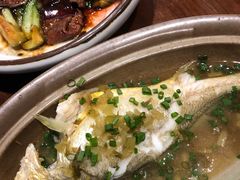 菜梗炒猪肝-菲乐餐厅(三十年经营·湖滨路店)