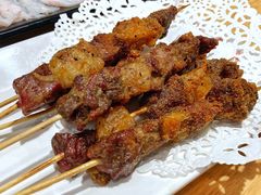 招牌烤鲜牛肉串-嬷孙家潮汕牛肉火锅(北京路天河城店)