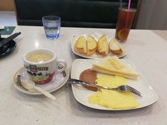 餐肉炒蛋牛油多-喜喜茶餐厅(大朗长盛店)