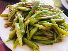 干煸豆角-北京龙庆四季香农家饭庄·灶台鱼·碳烤虹鳟鱼(龙庆峡店)