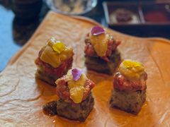 澳洲和牛海胆手卷寿司-老乾杯和牛烧肉(王府中环店)