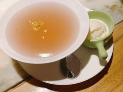 西湖藕粉配黄酒冰糕-绿茶餐厅(西单老佛爷店)