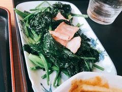 烟肉炒菠菜-楽飯屋(软件园店)