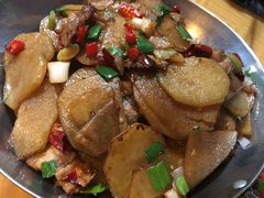 干锅土豆片-回家湘菜馆(浮山后店)