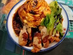 芝士滑蛋鸡扒饭-港爺茶檔·茶餐厅(东晓南路店)