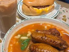 番茄浓汤鸡翅猪扒通粉-华嫂冰室(尖沙咀店)