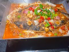 蒜味烤鱼-鸣记脆皮烤鱼·海鲜烤鱼(亿合城店)