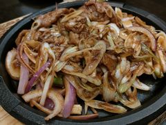 大葱爆牛肉-老牌坊•鲁菜名店•地道济南菜(大观园商埠店)