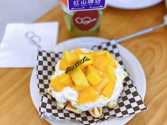 大大粒芒果华夫饼-echoes coffee回响咖啡(红山店)