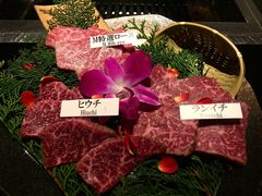 各种部位的松阪牛-松阪牛焼肉M(法善寺横丁店)