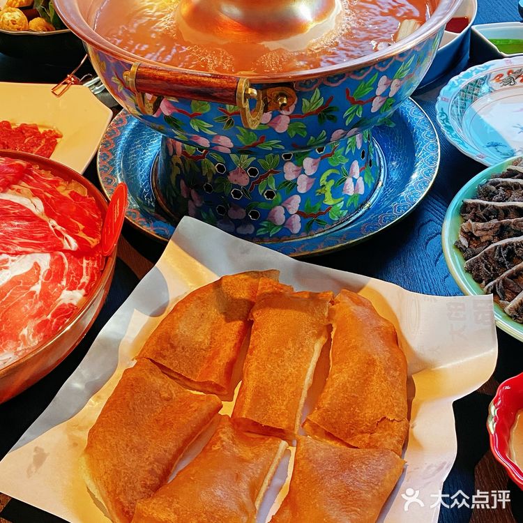 在白塔寺一不小心吃到老北京铜锅涮肉天花板