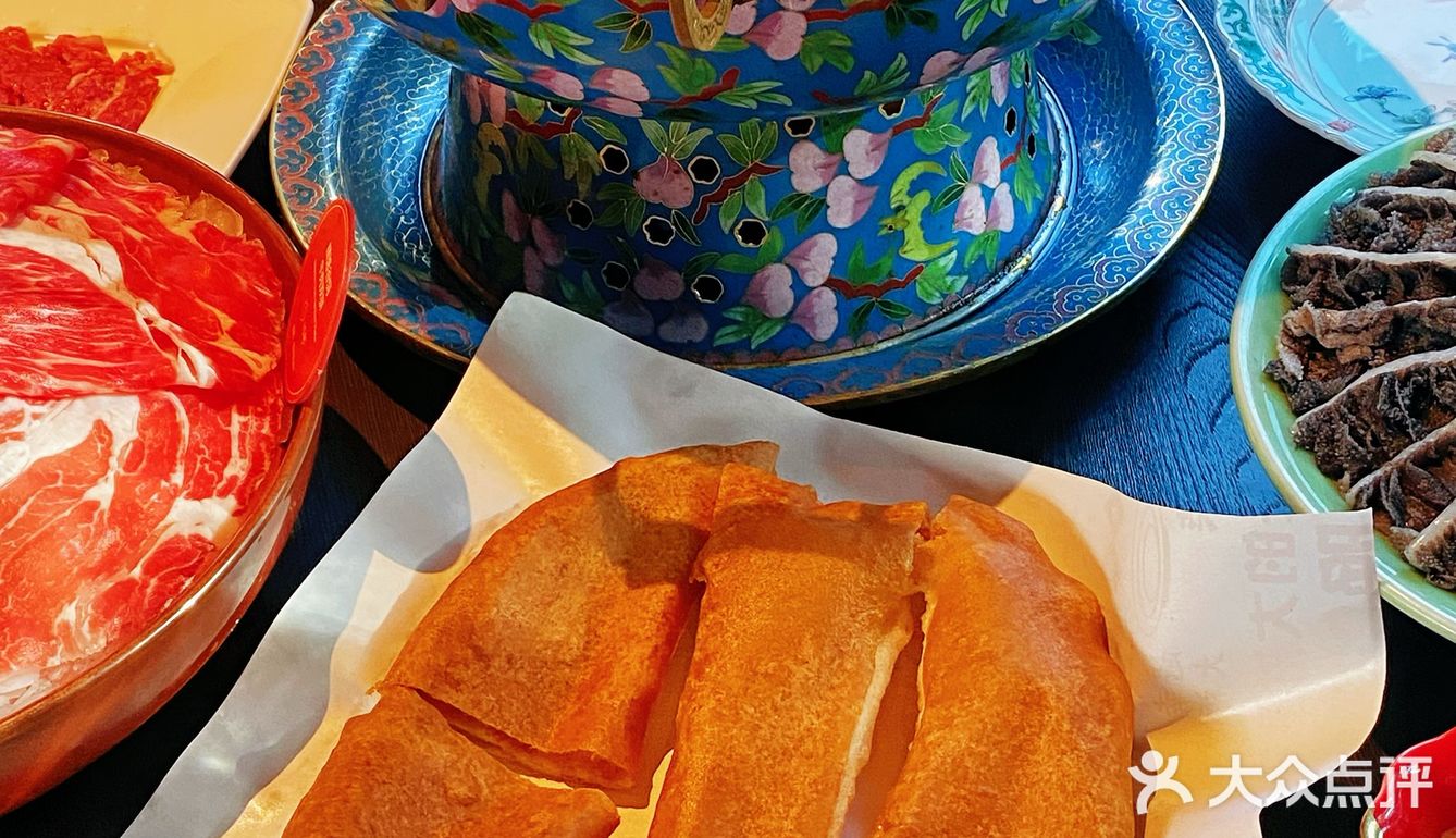 在白塔寺一不小心吃到老北京铜锅涮肉天花板