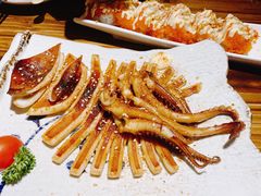 现烤整只大鱿鱼-小川洋风料理(街道口店)