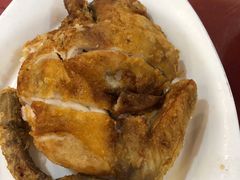招牌蒜香鸡（半只）-玉华台饭庄(裕中西里小区店)